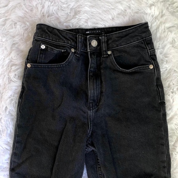 ASOS petite high rise slim mom jeans - Picture 2 of 4